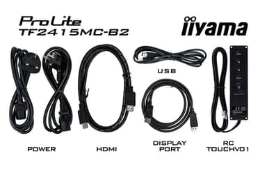 iiyama ProLite TF2215MC-B2 computer monitor 54.6 cm (21.5") 1920 x 1080 pixels Full HD LED Touchscreen Multi-user Black view 10