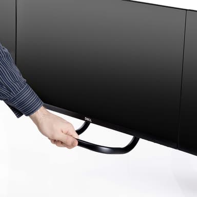 StarTech.com Desk Mount Triple Monitor Arm with Crossbar For Up To Three 27in Screens, VESA 75x75/100x100, Tool-Less Arm Adjustments, C-Clamp/Grommet, Spring-Assisted Arm view 9