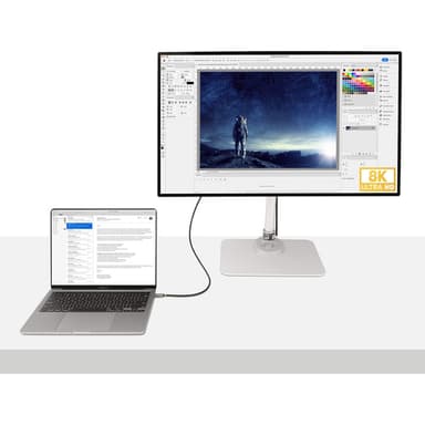 StarTech.com 3ft (1m) USB4 Cable 40Gbps, 100W (5A) Power Delivery, 8K 120Hz / 4K 240Hz DP Alt Mode, USB-IF Certified USB-C Cable - Thunderbolt Compatible view 7