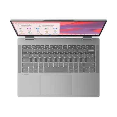 Lenovo Chrome 2in1 14IRU10 Intel Core 5 120U Chromebook 35.6 cm (14") Touchscreen WUXGA 8 GB LPDDR5-SDRAM 128 GB UFS Wi-Fi 6E (802.11ax) ChromeOS Grey English view 2