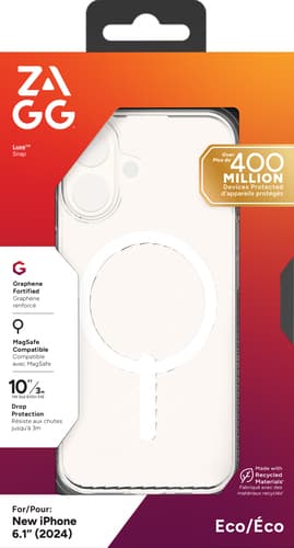ZAGG Cases Luxe Snap Apple iPhone 16 Clear view 5