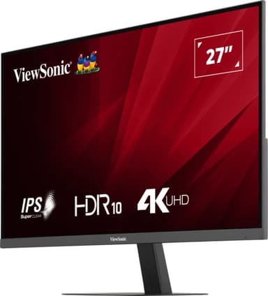 Viewsonic VA VA2708-4K-HD computer monitor 68.6 cm (27") 3840 x 2160 pixels 4K Ultra HD LED Black view 3