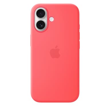 Apple iPhone 17 Silicone Case with MagSafe – Bright Guava view 1