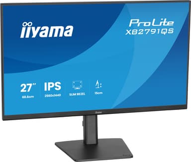 iiyama ProLite XB2791QS-B1 computer monitor 68.6 cm (27") 2560 x 1440 pixels Quad HD LED Black view 6