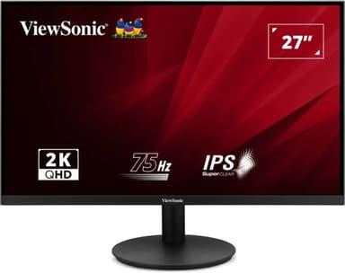 Viewsonic VA VA2708-2K-HD-2 computer monitor 68.6 cm (27") 2560 x 1440 pixels Quad HD LED Black view 1