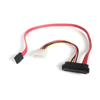StarTech.com 18in SAS 29 Pin to SATA Cable with LP4 Power view 2