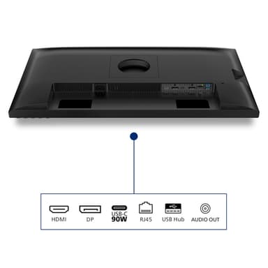 Philips 3000 series 27B2U3601/00 computer monitor 68.6 cm (27") 2560 x 1440 pixels Quad HD LCD Black view 6