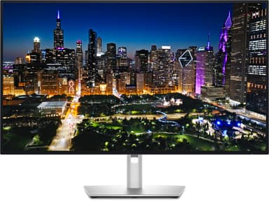 DELL UltraSharp U3225QE computer monitor 80 cm (31.5") 3840 x 2160 pixels 4K Ultra HD LCD Black, Silver view 2