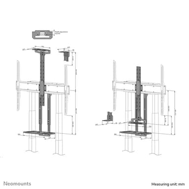 Neomounts AV1-875BL Videobar and multimedia kit - universal view 16