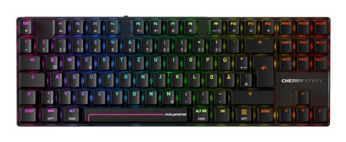 CHERRY MX 8.2 Pro TMR Wireless keyboard Gaming USB + RF Wireless + Bluetooth QWERTZ German Black
