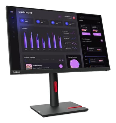Lenovo ThinkVision T24i-30 computer monitor 60.5 cm (23.8") 1920 x 1080 pixels Full HD LED Black view 6