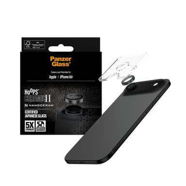 PanzerGlass ® Hoops® Ceramic II Camera Lens Protector iPhone Air Clear screen protector Apple 1 pc(s) view 5