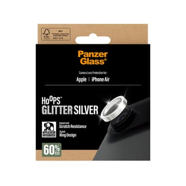 PanzerGlass ® Hoops® Camera Lens Protector Glitter Silver iPhone Air Clear screen protector Apple 1 pc(s) view 3