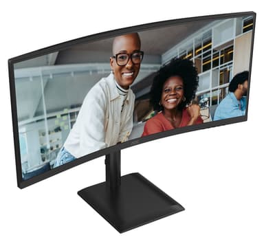 AOC E4 CU34E4CV computer monitor 86.4 cm (34") 3440 x 1440 pixels UltraWide Quad HD LCD Black view 10