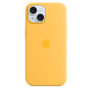 Apple iPhone 15 Silicone Case with MagSafe - Sunshine view 1