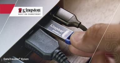Kingston Technology DataTraveler 256GB Kyson 220MB/s Metal USB 3.2 Gen 1 view 4