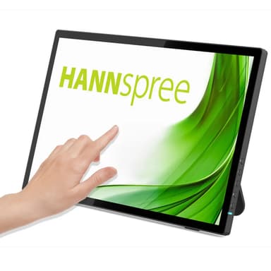 Hannspree HT249PPB computer monitor 60.5 cm (23.8") 1920 x 1080 pixels Full HD LED Touchscreen Black view 1