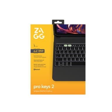 ZAGG Pro Keys 2 Apple iPad Pro 11" (M5/M4) Black UK view 9