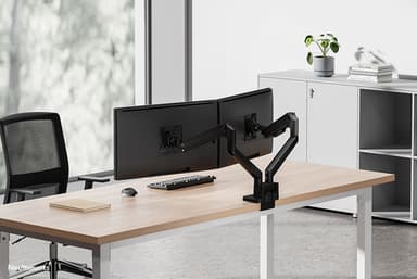 Neomounts DS70-250BL2 Monitor arm 17-32" - gas spring - Topfix - 180°-stop view 19