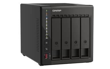 QNAP QVP-41C NAS/storage server Tower Intel® Celeron® J6412 8 GB DDR4 0 TB Black view 3