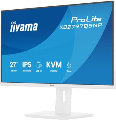 iiyama ProLite XB2797QSNP-W1 computer monitor 68.6 cm (27") 2560 x 1440 pixels Quad HD LCD White view 6