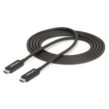 StarTech.com 6.6ft (2m) Active Thunderbolt 4 Cable, 40Gbps, 100W Power Delivery, 4K/8K Video, Intel-Certified Thunderbolt Cable - Compatible w/ USB4/Thunderbolt 4/ USB 3.2/ USB Type-C/DisplayPort/Thunderbolt 3 view 5