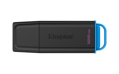 Kingston Technology DataTraveler 128GB Portable USB 3.2 Gen 1 Exodia Black/Blue view 1