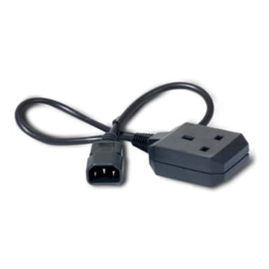 APC Power Cord, C14 to BS1363 (UK), 0.6m view 1