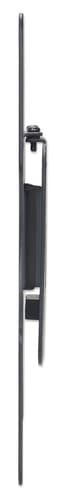 Manhattan Wall Mount for TV & Monitors (Fixed), For screens 23" to 42", VESA compatibility: all between 75x75mm to 200x200mm - check the dimensions of the four mounting holes on back of screen to ensure it fits, Max 30kg, Black, Bracket view 2
