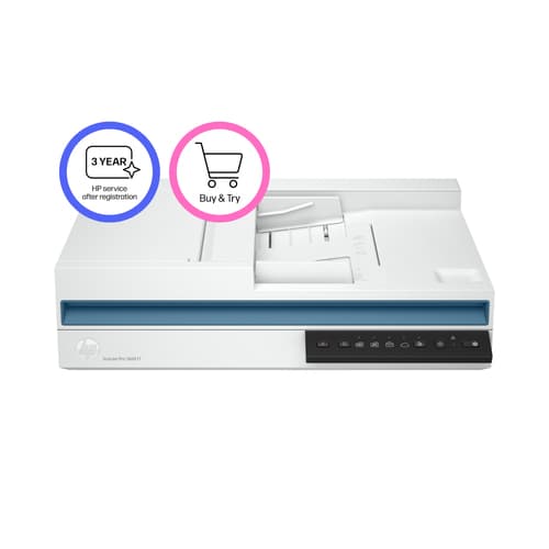 HP Scanjet Pro 3600 f1 Flatbed & ADF scanner 1200 x 1200 DPI A4 White