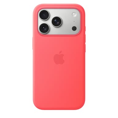 Apple iPhone 17 Pro Silicone Case with MagSafe – Bright Guava view 1