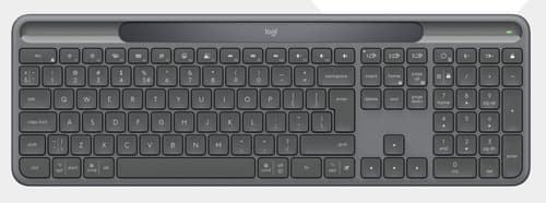 Logitech Signature Slim Solar+ K980 for Business keyboard Universal RF Wireless + Bluetooth QWERTY UK English Graphite