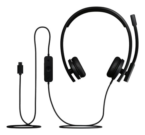 Logitech H570E Headset Wired Head-band Office/Call center USB Type-C Black