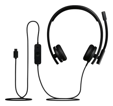 Logitech H570E Headset Wired Head-band Office/Call center USB Type-C Black view 5