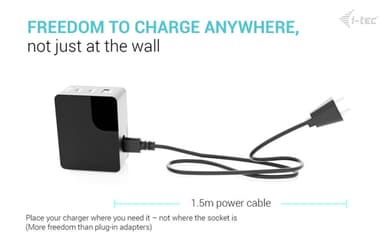 i-tec 100W Intelligent Multiport USB Charger view 8