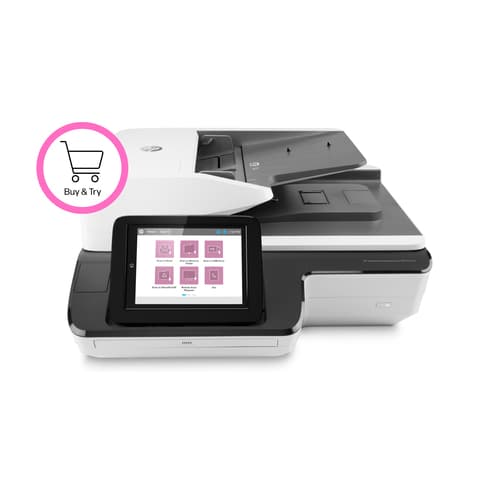HP Scanjet Enterprise Flow N9120 fn2 Flatbed & ADF scanner 600 x 600 DPI A3 Black, White