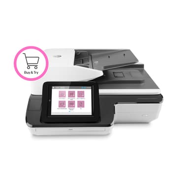 HP Scanjet Enterprise Flow N9120 fn2 Flatbed & ADF scanner 600 x 600 DPI A3 Black, White view 2