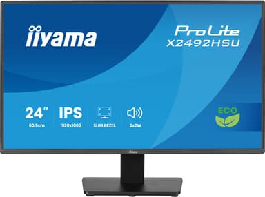 iiyama ProLite X2492HSU-B1 computer monitor 60.5 cm (23.8") 1920 x 1080 pixels Full HD LED Black view 3