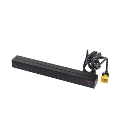 APC NetShelter Basic Rack PDU, 1U, 1PH, 3.7kW 230V 16A or 3.3kW 208V 16A, x12 C13 outlets, C20 cord view 20