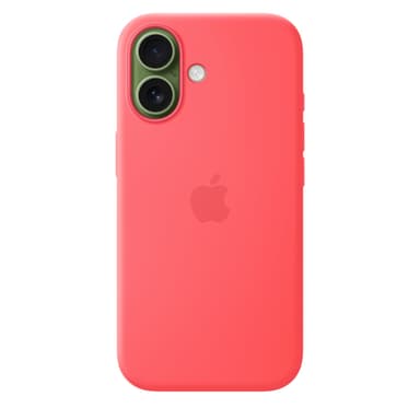 Apple iPhone 17 Silicone Case with MagSafe – Bright Guava view 3