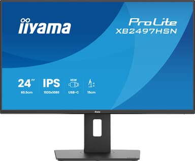 iiyama ProLite XB2497HSN-B1 computer monitor 60.5 cm (23.8") 1920 x 1080 pixels Full HD LED Black view 3