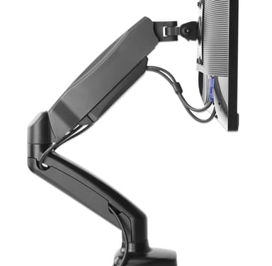 Manhattan Desk Mount for TV & Monitors (Full Motion Spring), For screens 13" to 27", C-Clamp or Grommet Assembly, VESA compatibility: 75x75mm and 100x100mm - check the dimensions of the four mounting holes on back of screen to ensure it fits, Max 9kg, Black,Bracket view 6