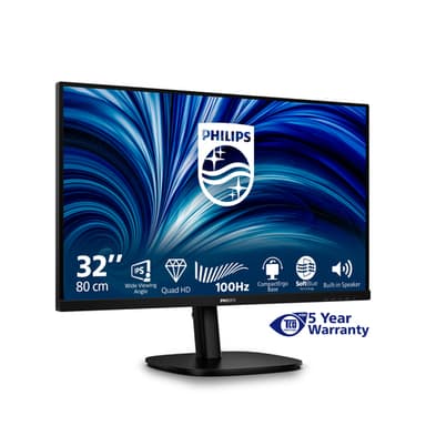 Philips 3000 series 32B2N3500/00 computer monitor 80 cm (31.5") 2560 x 1440 pixels Quad HD LCD Black view 4