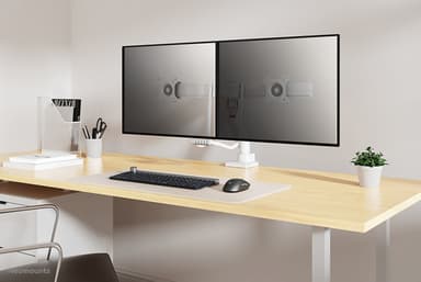 Neomounts DS75-450WH2 Monitor arm 17-32" - gas spring - Topfix - 180°-stop view 19