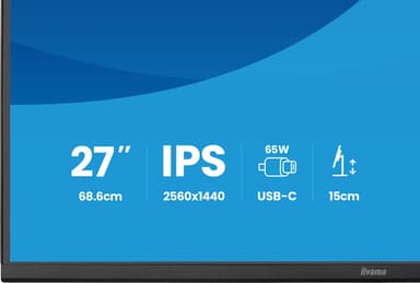 iiyama ProLite XB2797QSN-B1 computer monitor 68.6 cm (27") 2560 x 1440 pixels Quad HD LCD Black view 13