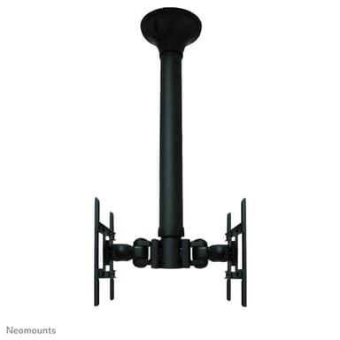Neomounts FPMA-C200D Dual monitor/TV mount ceiling 10-40" - h 64-104 cm view 2