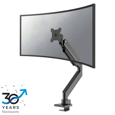 Neomounts NM-D775BLACKPLUS Monitor arm 10-49" - gas spring - Topfix - 180°-stop view 1
