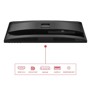 AOC E4 24E4CV computer monitor 60.5 cm (23.8") 1920 x 1080 pixels Full HD LED Black view 5