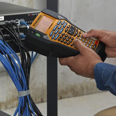 DYMO Rhino 6000+ Industrial Label Maker | Computer Connected Label Printer with Hard Carry Case | Includes 1 Vinyl Tape Cassette1 Flexible Nylon Tape Cassette and Rechargeable Lithium Ion Battery view 3