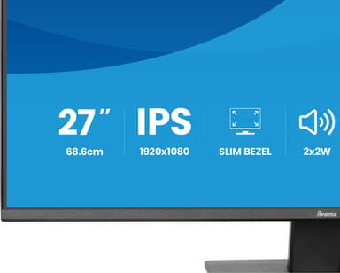 iiyama ProLite X2793HSU-B1 computer monitor 68.6 cm (27") 1920 x 1080 pixels Full HD LED Black view 13
